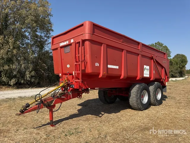 1995 Gilibert 2160 Prestige Benne Cerealiere 2 Essieux 16 T Elevatrice T/A Elevator Grain Trailer