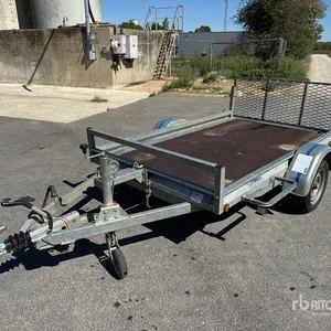 2024 Magnum E750 500 kg Remorque Plateau Basculante 1 Essieu S/A Equipment Trailer