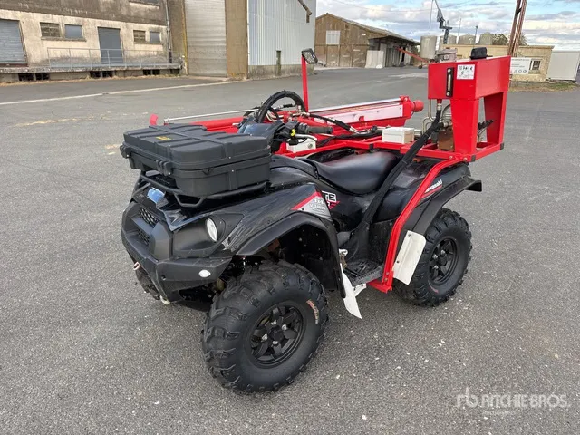 2024 Kawasaki Brute Force 750 Tariere De Prelevement De Terre Sur Quad Auger Soil Extraction On Quad