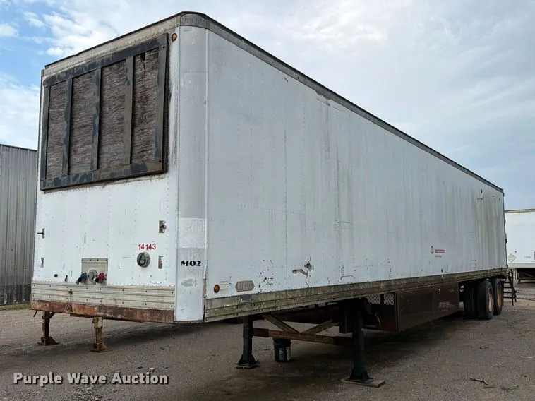 1986 Utility VS2R dry van trailer