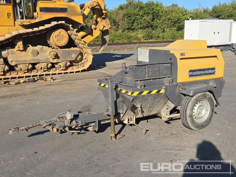 Putzmeister Single Axle Concrete Pump