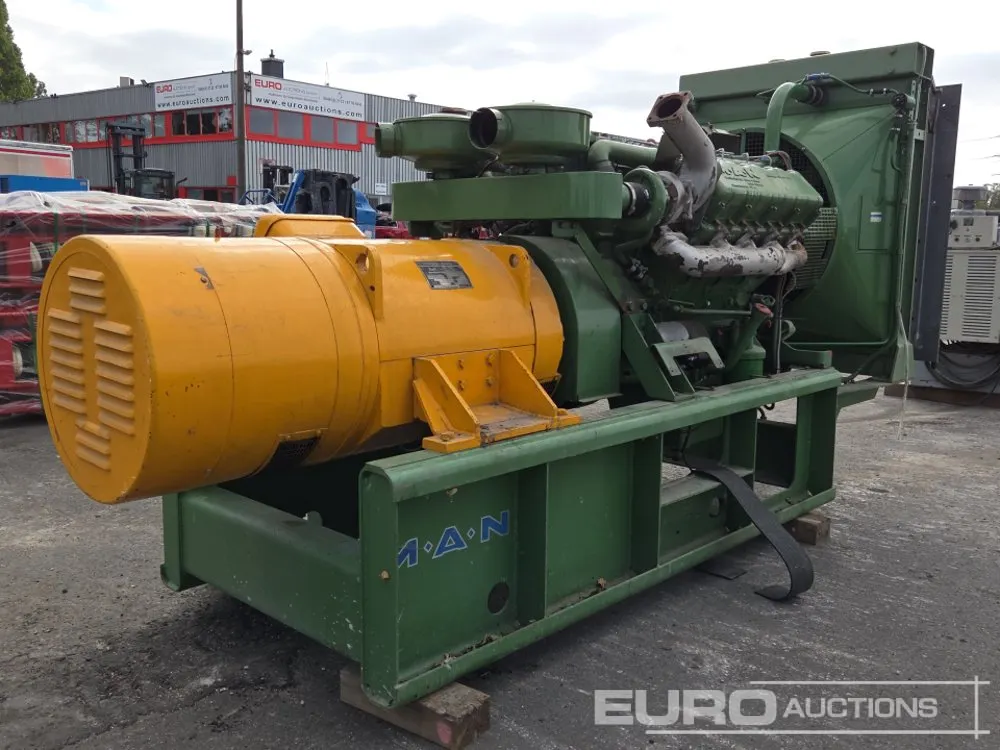 AvK 225kVA Static Diesel Generator, MAN V8 Turbo Diesel Engine