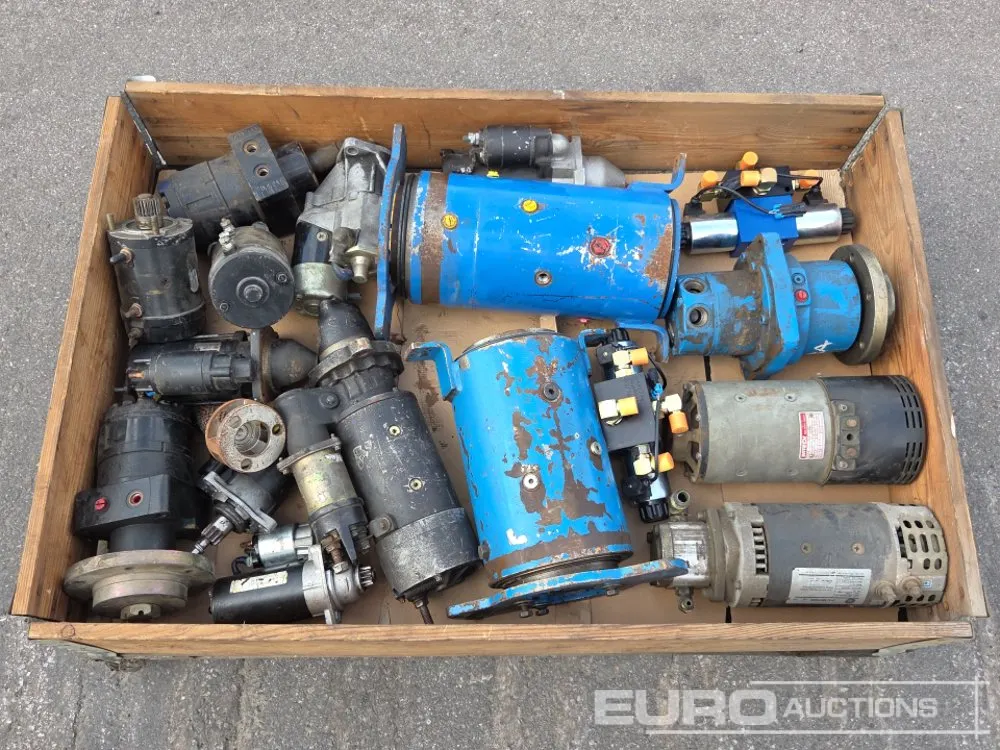 Pallet of Hydraulic Mtors and Pumps