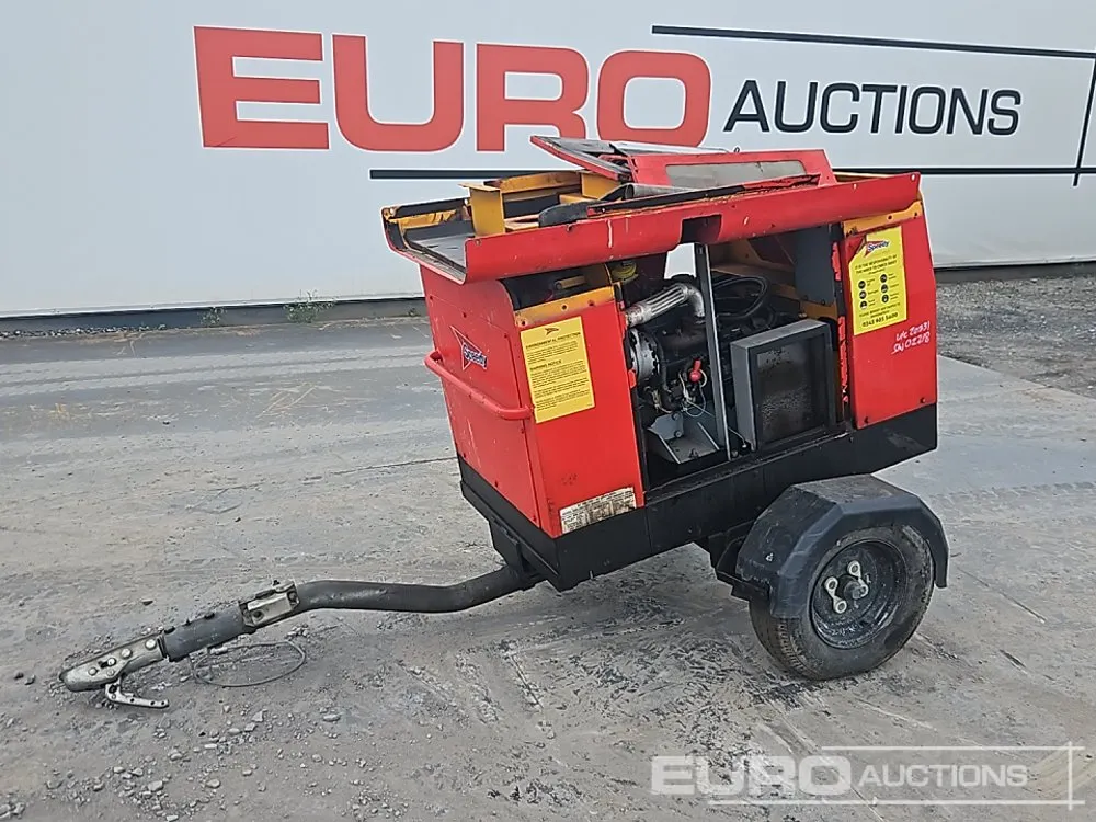 Single Axle Diesel Welder Generator, Kubota Engine
