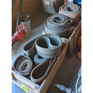(2) Wooden Gun Powder Boxes,  Threshing Machine Belts