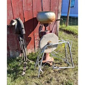 Antique Forge Blower,  Cream Separator, Stone Grinder