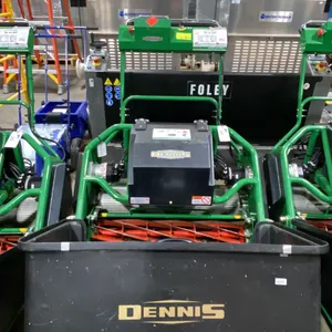 DENNIS ES-860 COMMERCIAL ELECTRIC WALK BEHIND REEL MOWER WITH ZIVAN ELECTRIC CHARGING SYSTEM