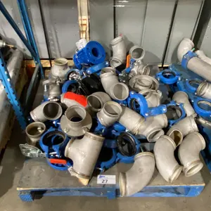 PALLET OF COMMERCIAL IRRIGATION PIPES, DIVERTERS & FLANGES