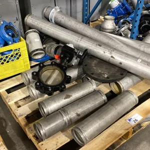 PALLET OF COMMERCIAL IRRIGATION PIPES, DIVERTERS & FLANGES