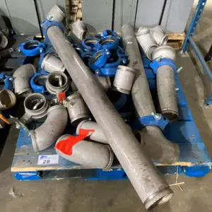PALLET OF COMMERCIAL IRRIGATION PIPES, DIVERTERS & FLANGES