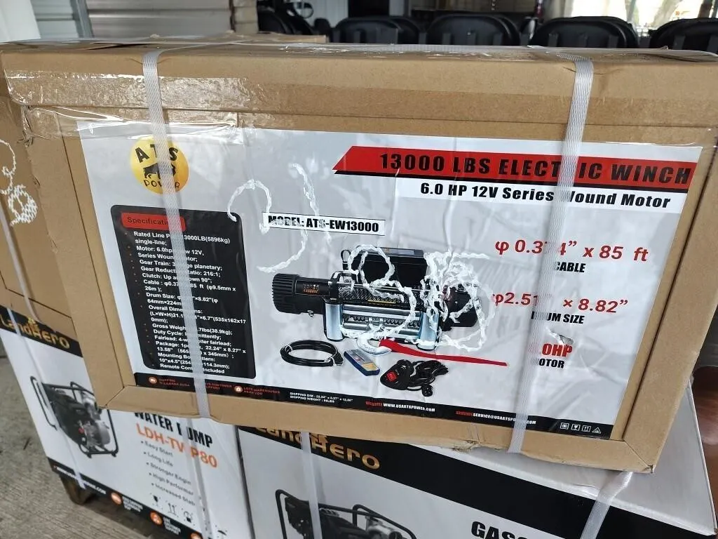 2026 ATS Electric winch 13000lbs