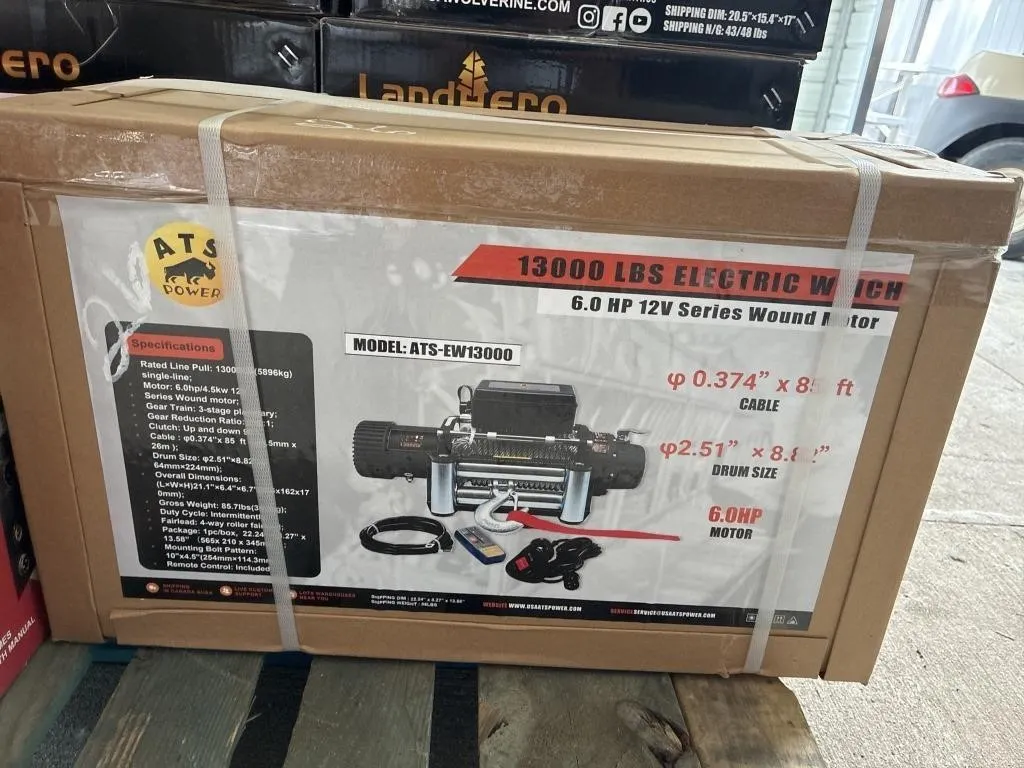 2026 Ats power Electric winch ATS-EW13000