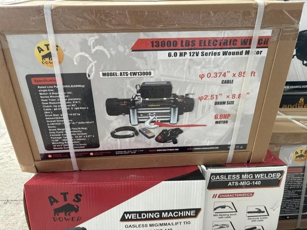 2026 wolverine Electric winch ATS-EW13000