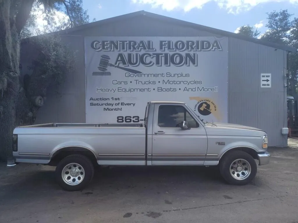 1995 Ford F-150 RUNS/MANUAL XLT