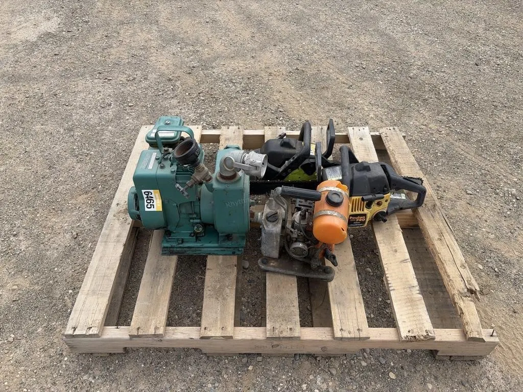 Two Chainsaws & Two Water Pumps