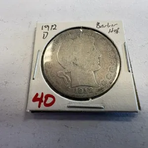 1912-D BARBER HALF