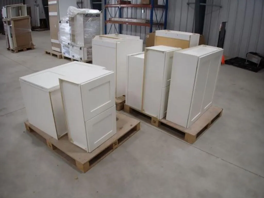 Qty Of (7) Kitchen Cabinets