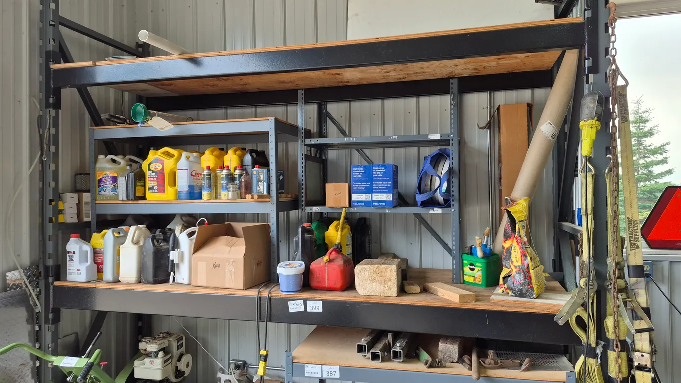 Metal Pallet Racking - Contents Not Included