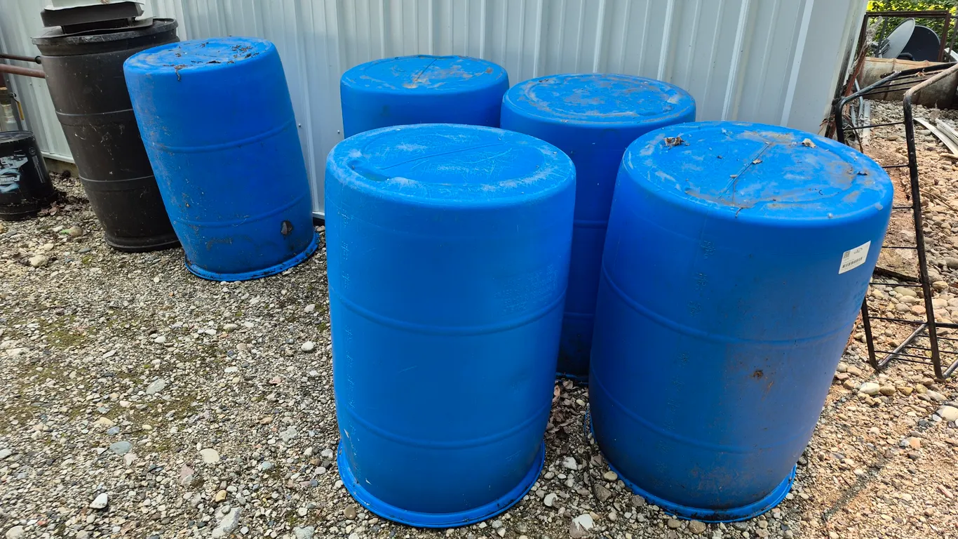 5- Plastic Barrels