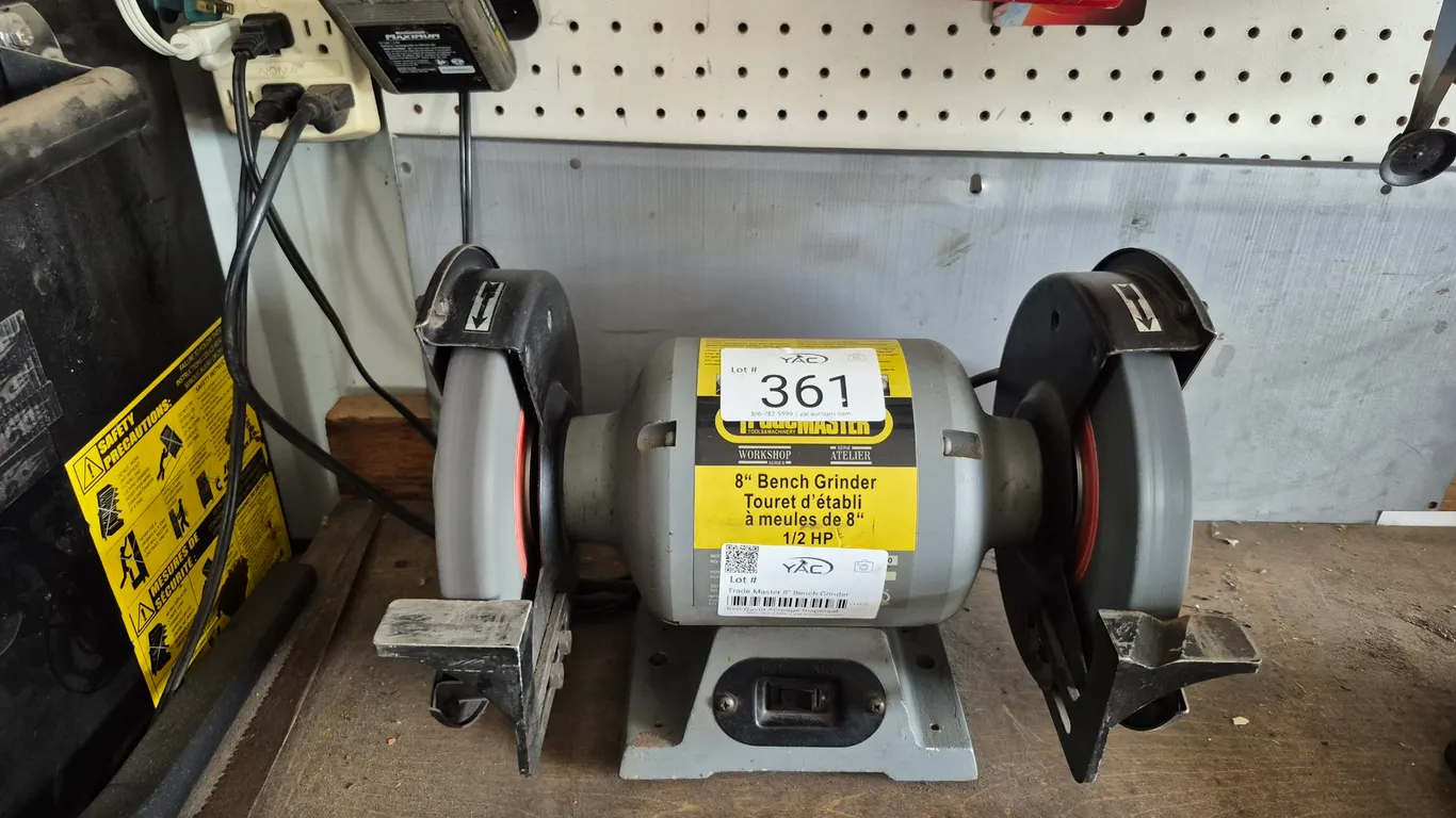 Trade Master 8" Bench Grinder