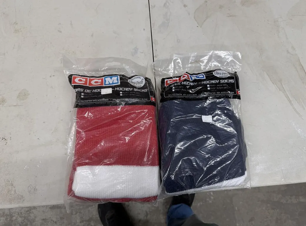(2) Unused CCM Hockey Socks