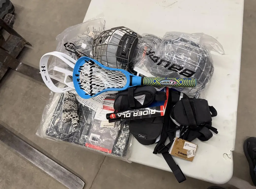 Assorted Sports Equipment