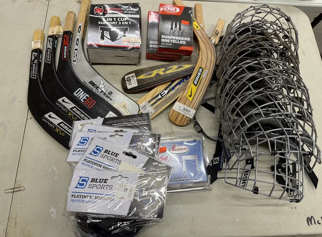 Assorted Sports Equipment