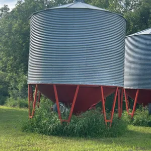 OFFSITE ST.BRIEUX: Westeel 1500Bu Bin on Assie V-leg Cone