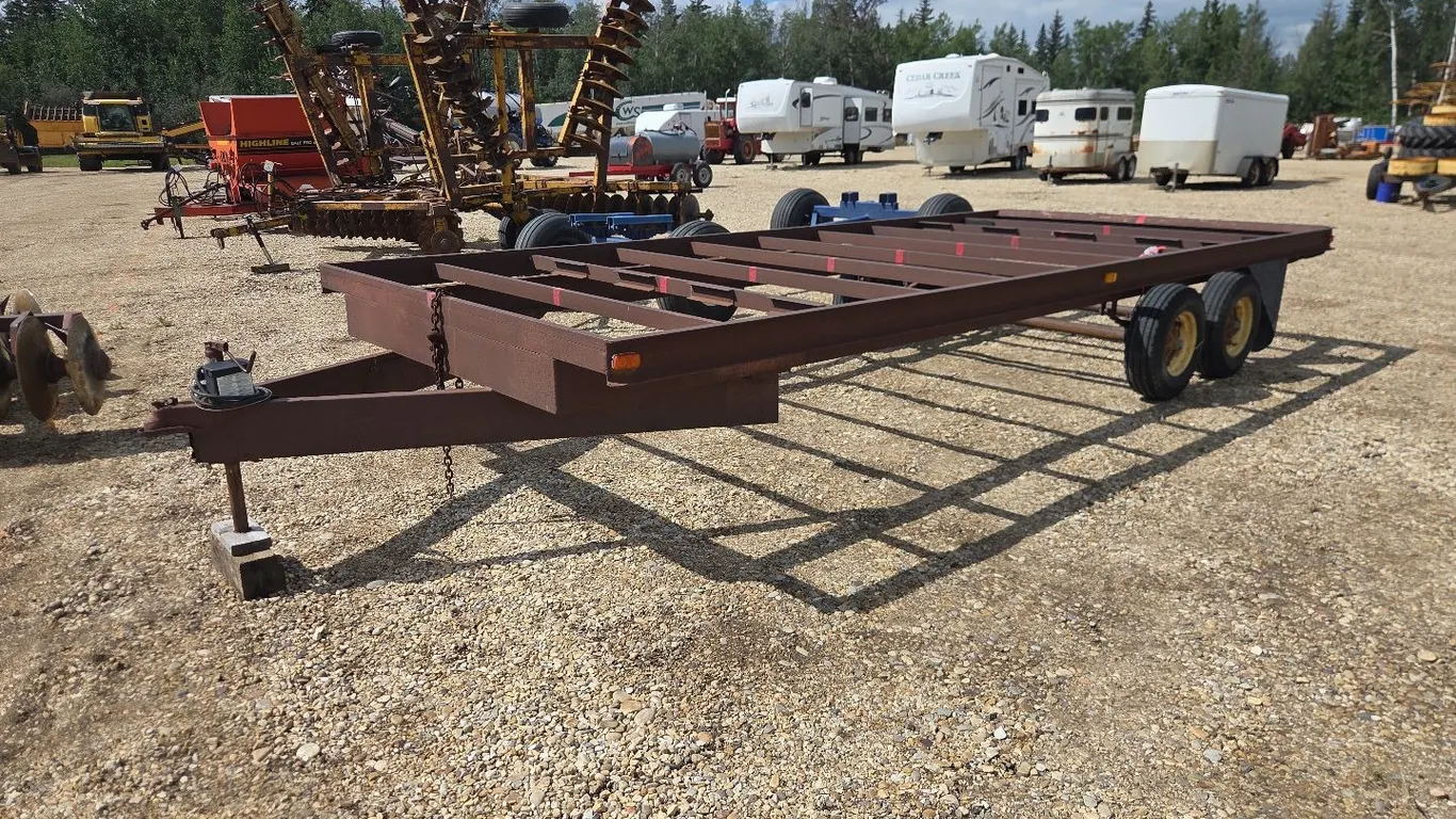 20 Ft Home Built Bale Trailer