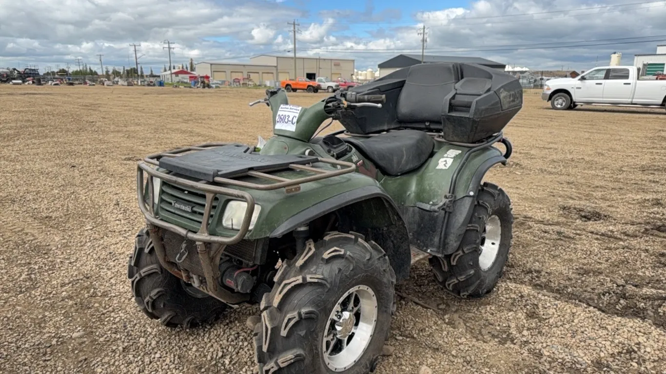 KAWASAKI KVF QUAD - NOT RUNNING - s/n JKAVFEA112B517110