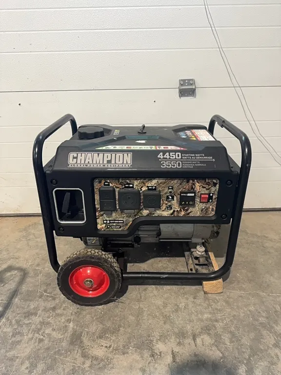 3550w champion generator ran when tested