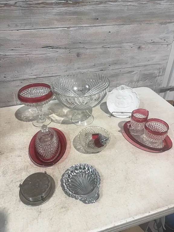 Vintage glassware