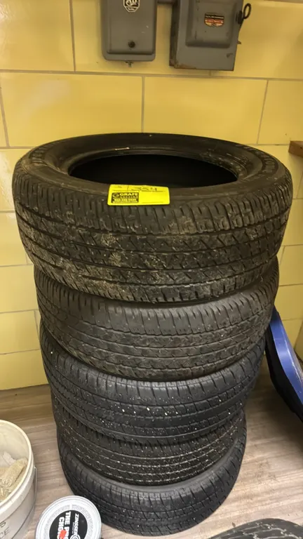 Firestone tires. Features radial tread design. Unmounted.