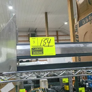 Stainless steel wall mounts. Features dual-bar design with pre-drilled wall mounting brackets. 18"L.