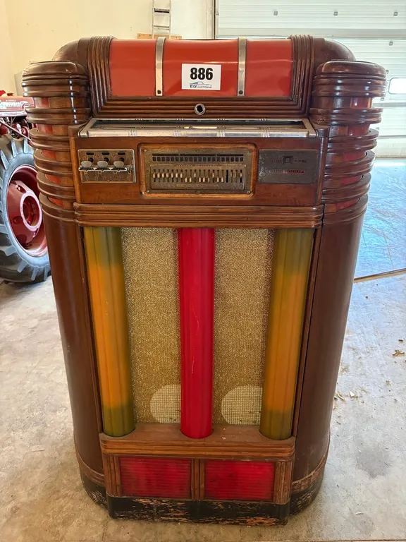 VINTAGE 1938 SEEBURG SYMPHONLA "GEM" COIN OPERATED JUKEBOX