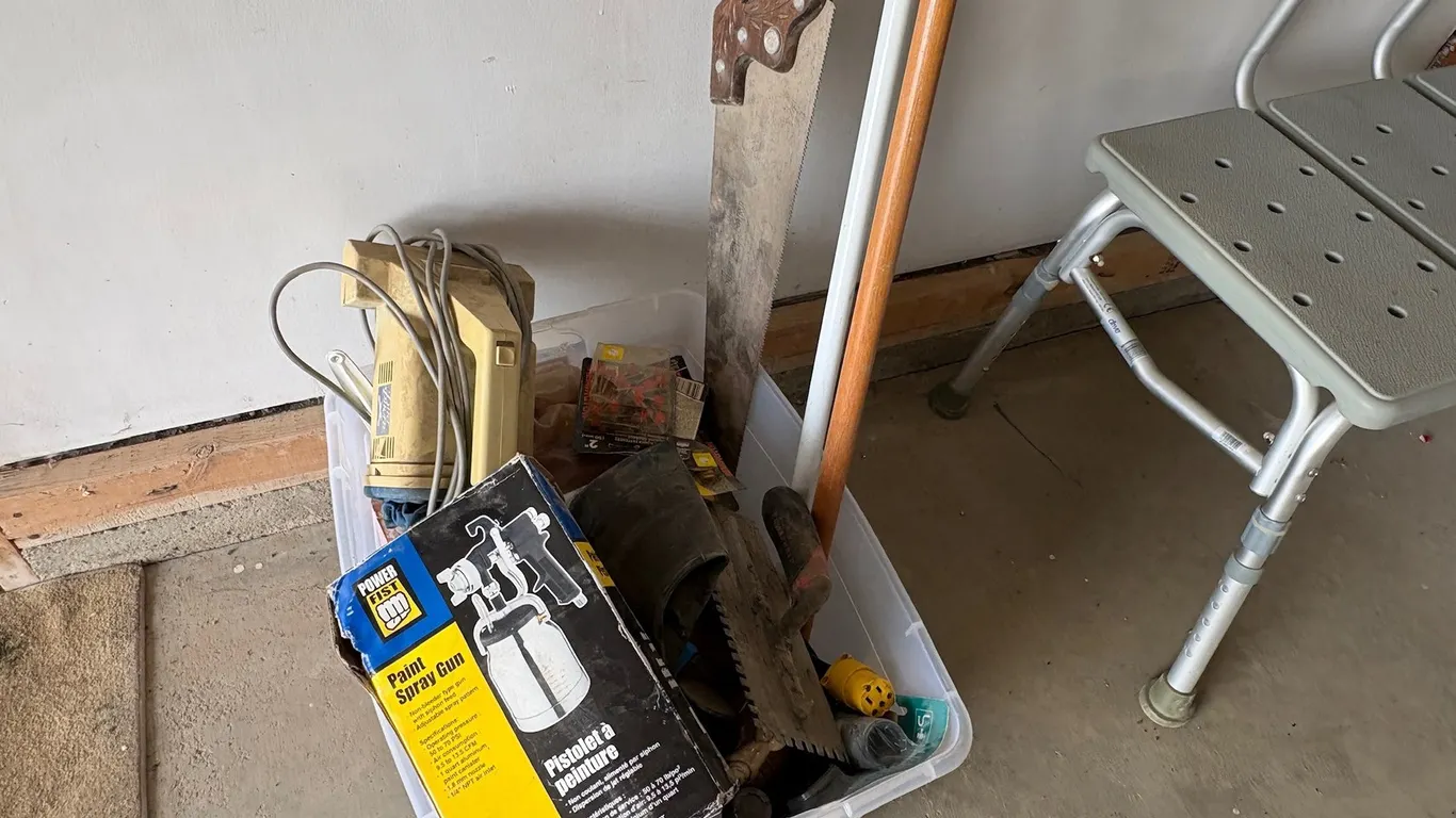 ASSORTED TOOLS & HARDWARE LOT