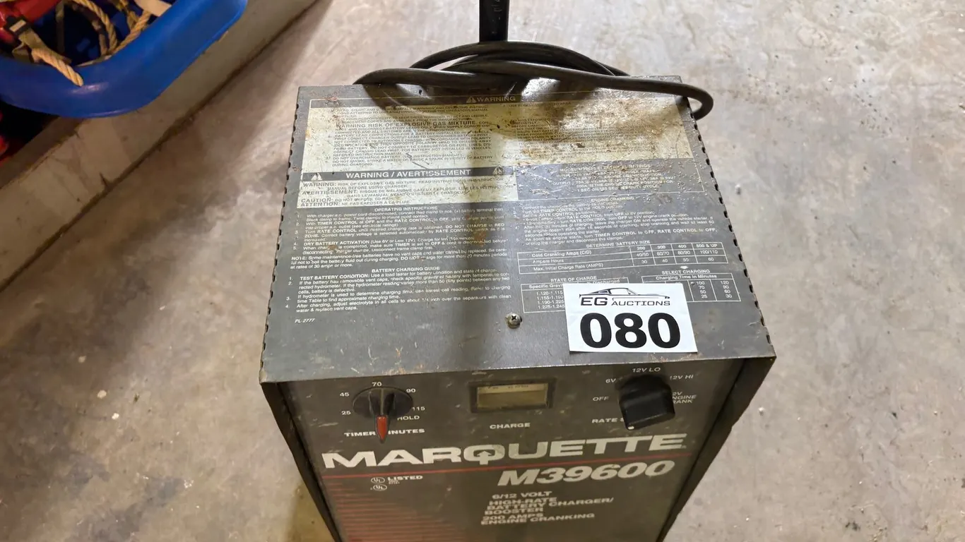 MARQUETTE M39600 BATTERY CHARGER/BOOSTER