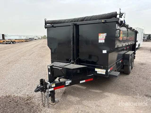 2025 Texas Pride DT716416KBP 16 ft T/A Dump Utility Trailer