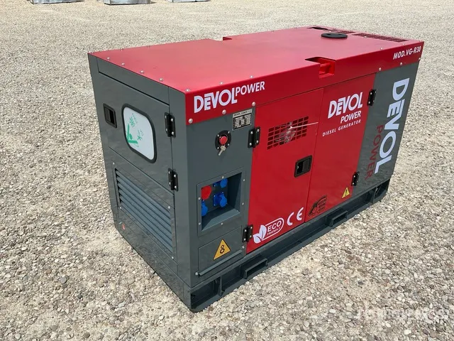 2026 Devol VG-R30 31 kVA Skid-Mounted Generator Set (Unused)