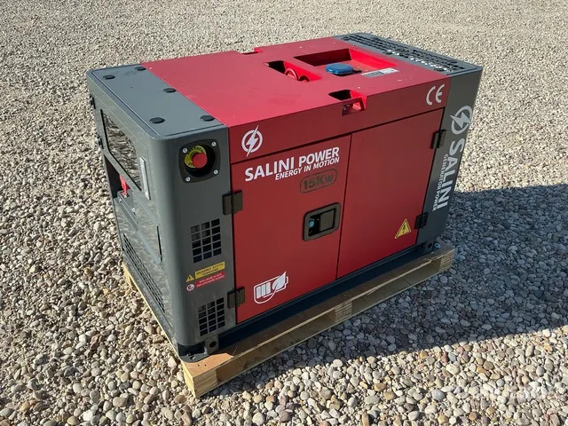 2026 Salini VG-R15 15 kVA Portable Generator Set (Unused)