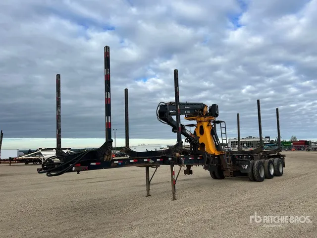 2001 Superior 48 ft Tri/A Self-Loading Log Trailer