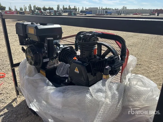 2026 AC60GAL Skid-Mounted 60 gal Air Compressor (Unused)