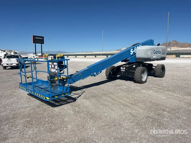 2018 Genie S60X 4WD Diesel Telescopic Boom Lift