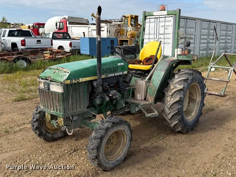 1993 John Deere 870 MFWD tractor