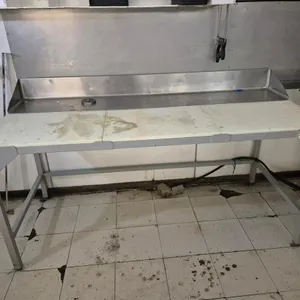 Commercial Butcher Block Prep Table w/ Rear Shelf
 UNRESERVED
