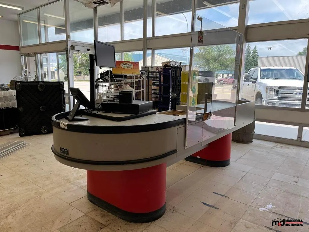 Bel-Par Checkout Counter w/ POS Equipment Counter Powers
UNRESERVED