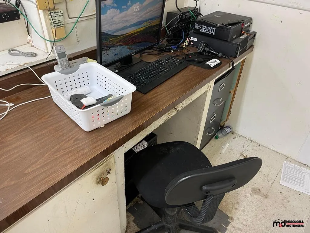 Monitor, Filing Cabinet, Chairs and More
UNRESERVED