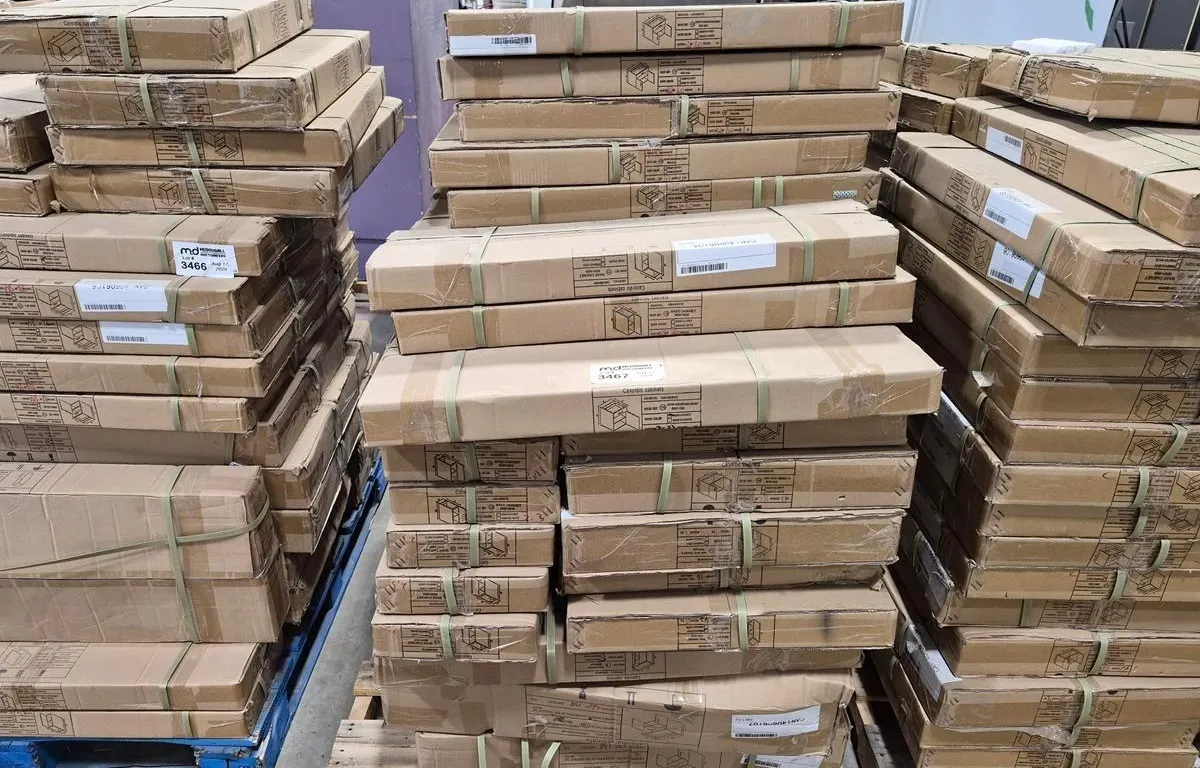 Pallet of Cabinet Parts (NOT COMPLETE CABINETS)
UNRESERVED
