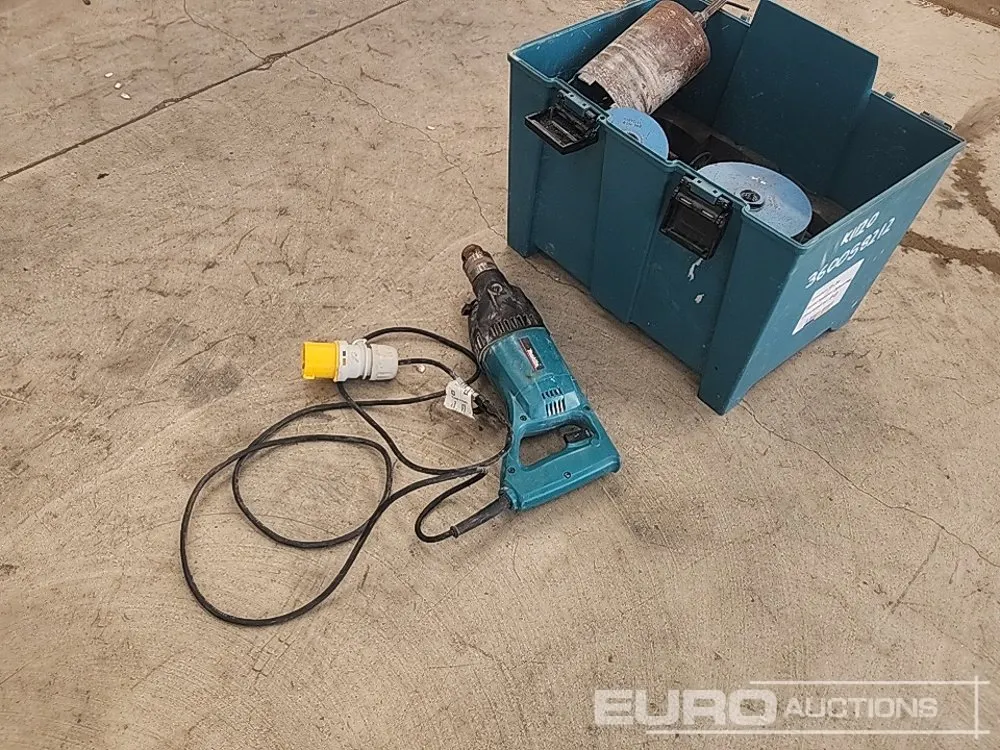 Makita 110 Volt Core Drill & Bits