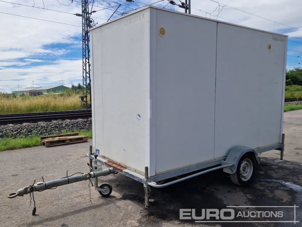 Single Axle Box Trailer (French Reg. Docs. Available)